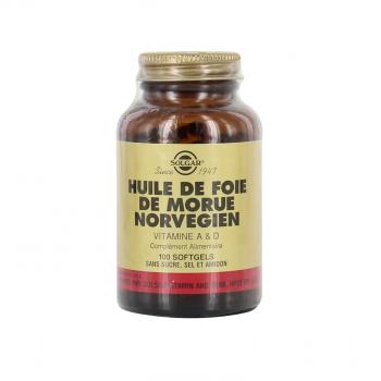 SOLGAR Huile de foie de morue norvégien 100 gélules