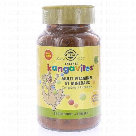 SOLGAR Kangavites Arôme Tropical x60 Comprimés