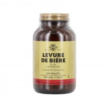 SOLGAR Levure de bière et vitamine B12 250 gélules