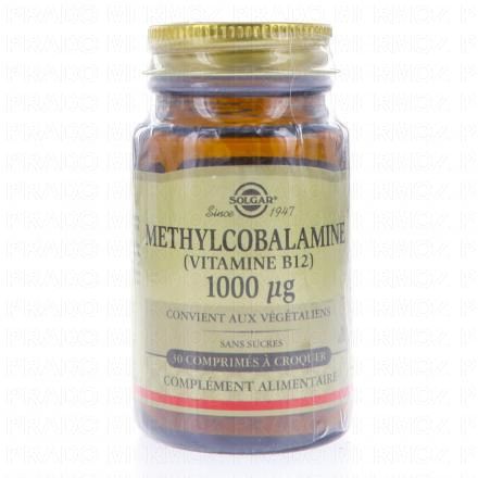 Methylcobalamine (Vitamine B12) 1000µg 30 comprimés 5