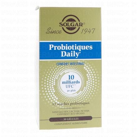 SOLGAR Probiotiques Daily Confort Intestinal x30 Gélules