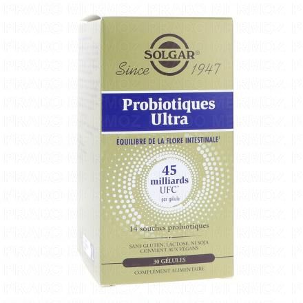 SOLGAR Probiotiques Ultra Équilibre de la Flore Intestinale x30 Gélules