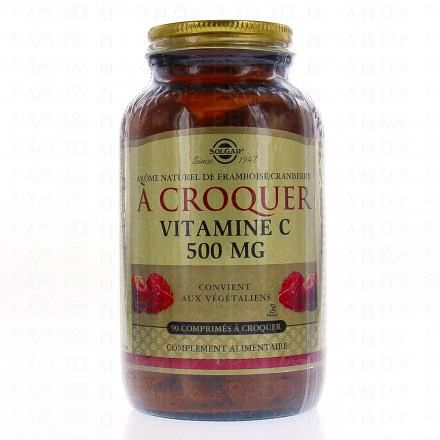 SOLGAR Vitamine C à croquer 500 mg 90 comprimés