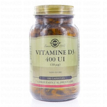 Vitamine D3 400 UI 100 gélules 6