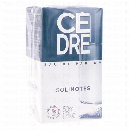 SOLINOTES Eau de parfum c&egrave;dre (50ml)