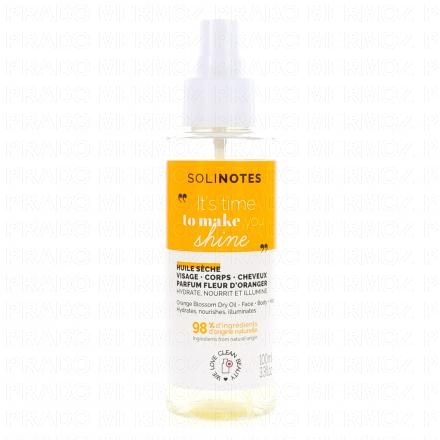 SOLINOTES Huile Sèche Fleur d'Oranger 100ml