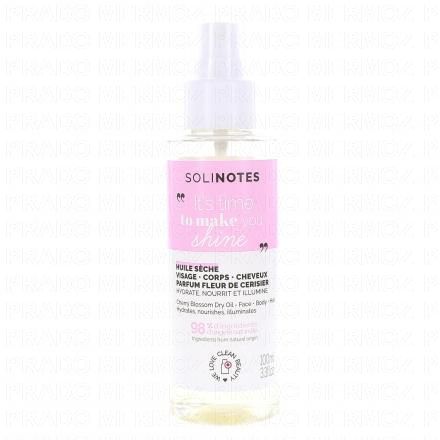 SOLINOTES Huile Sèche Fleur de Cerisier 100ml