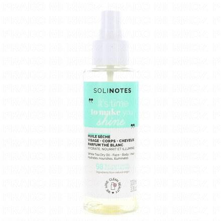 SOLINOTES Huile Sèche Thé Blanc 100ml