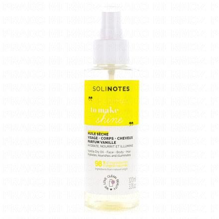 SOLINOTES Huile Sèche Vanille 100ml