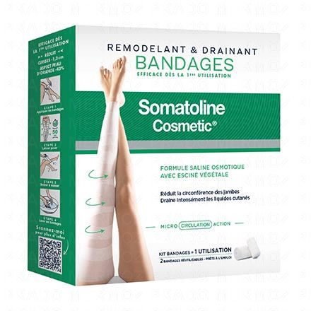 SOMATOLINE COSMETIC Bandages Remodelants & Drainants (kit de démarrage)