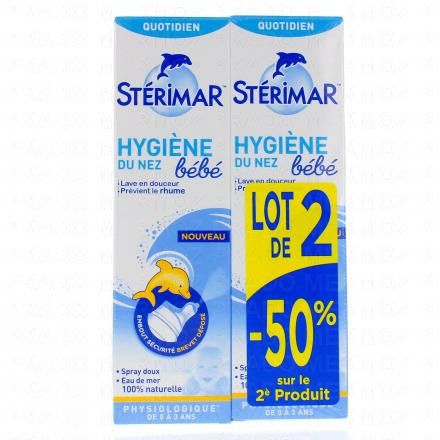 STÉRIMAR Bébé hygiène du nez (lot de 2 flacons 100ml)