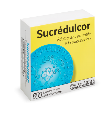 SUCREDULCOR Edulcorant à la saccharine (boîte de 600 comprimés)