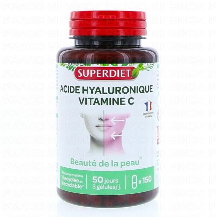 SUPERDIET Acide Hyaluronique Vitamine C x150Gélules