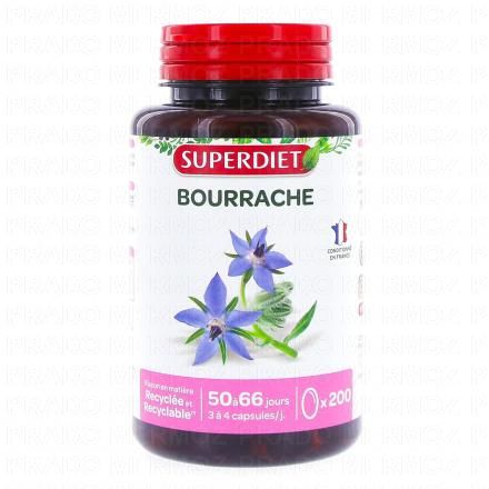 SUPERDIET Bourrache 200 capsules