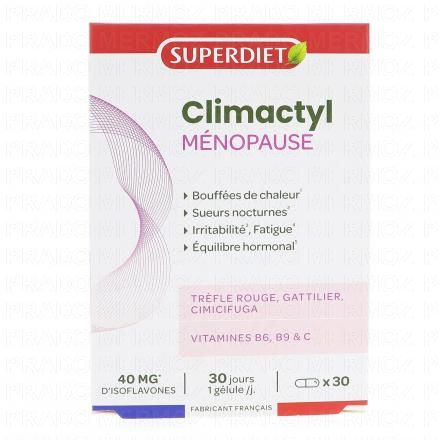 SUPERDIET Climactyl Ménopause 30 gélules