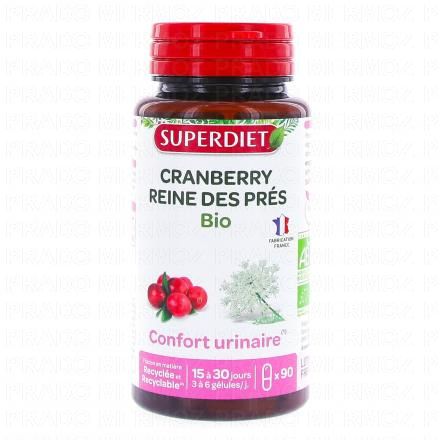 SUPERDIET Cranberry et Reines des Près Bio 90 gélules