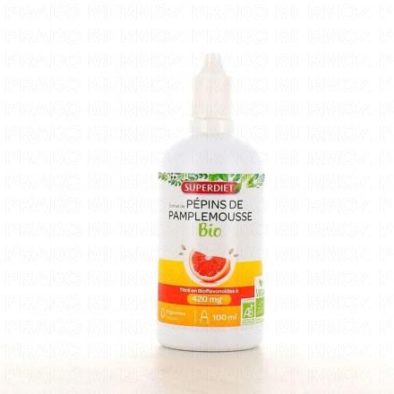 SUPERDIET Extrait Pépins de Pamplemousse 420mg bio 100ml