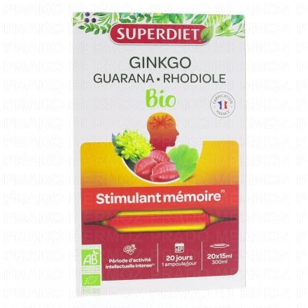 SUPERDIET Ginkgo performances intellectuelles bio