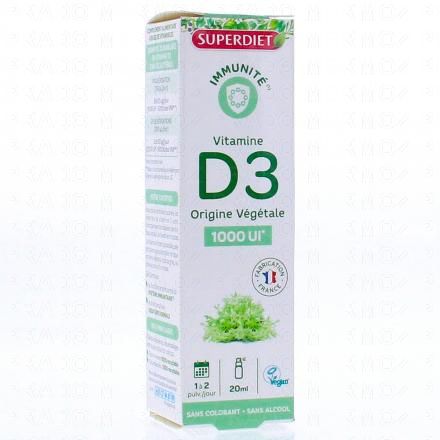 SUPERDIET Immunité vitamine D3 100UI 20ml