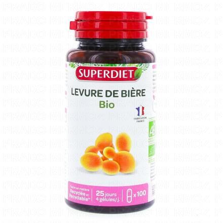 SUPERDIET Levure de Bière Bio 100 gélules