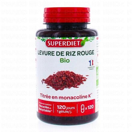 SUPERDIET Levure de riz rouge x120ml