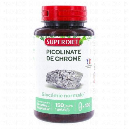 SUPERDIET Picolinate de Chrome 150 gélules
