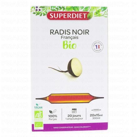 SUPERDIET Radis noir bio 20 ampoules