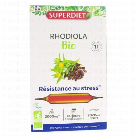 SUPERDIET Rhodiola bio 20 ampoules 15ml