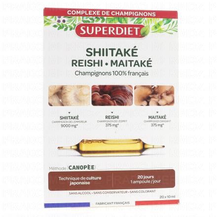 Shitake+ bio 20 ampoules