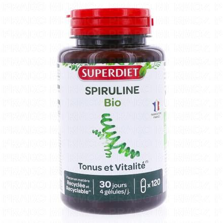 SUPERDIET Spiruline 120 gélules