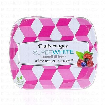 SUPERWHITE Pastilles Fraîcheurs Fruits Rouges 50 pastilles