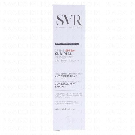 SVR Clairial crème SPF50+ (tube 50ml)
