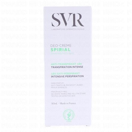 SVR Spirial Déo-creme anti-transpirant 48h (tube 50ml)