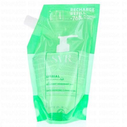 SVR Spirial - Déo-douche Gel lavant déodorant 2en1 (eco-recharge 400ml)