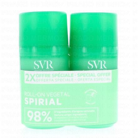 Spirial Végétal Déodorant roll-on 50 ml x 2