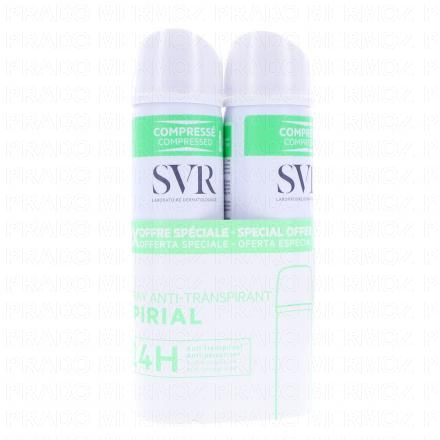 SVR Spirial spray anti-transpirant (lot de 2 x 75ml)