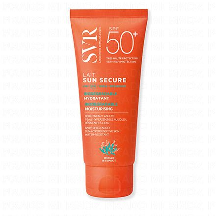 SVR Sun secure - Lait hydratant invisible SPF 50+ tube (100 ml)
