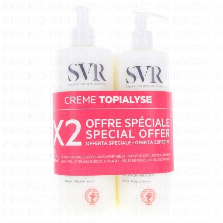 SVR Topialyse - Crème Nourrissante Apaisante 48H lot de 2x400ml