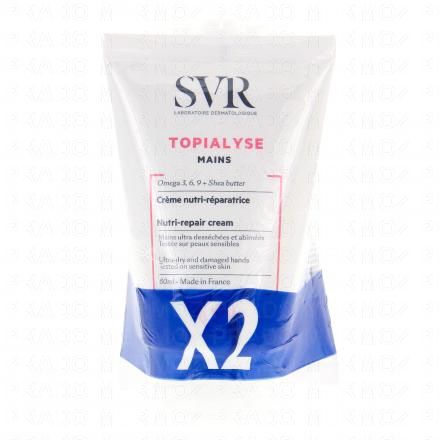 SVR Topialyse crème mains nutri-réparatrice (lot de 2 * 50ml)