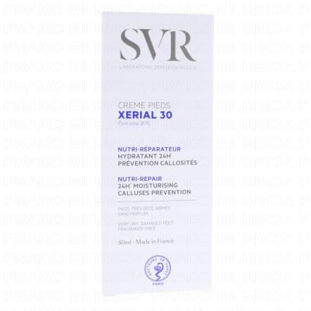 Xerial 30 crème pieds nutri-réparateur hydratant 24h prévention callosités tube 50 ml 3