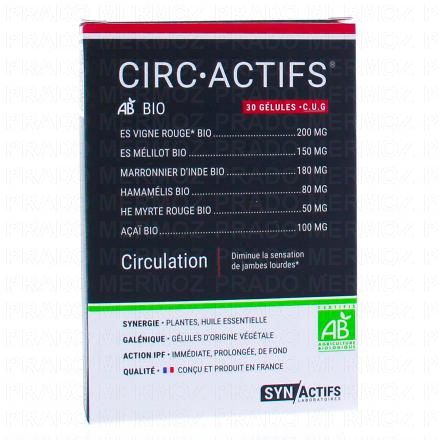 ARAGAN Synactifs - CIRC Actifs gélules d'origine végétales x 30