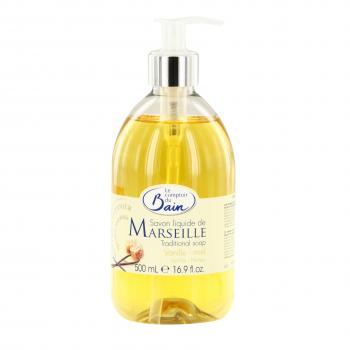 LE COMPTOIR DU BAIN Savon liquide de marseille vanille miel (flacon 500ml)