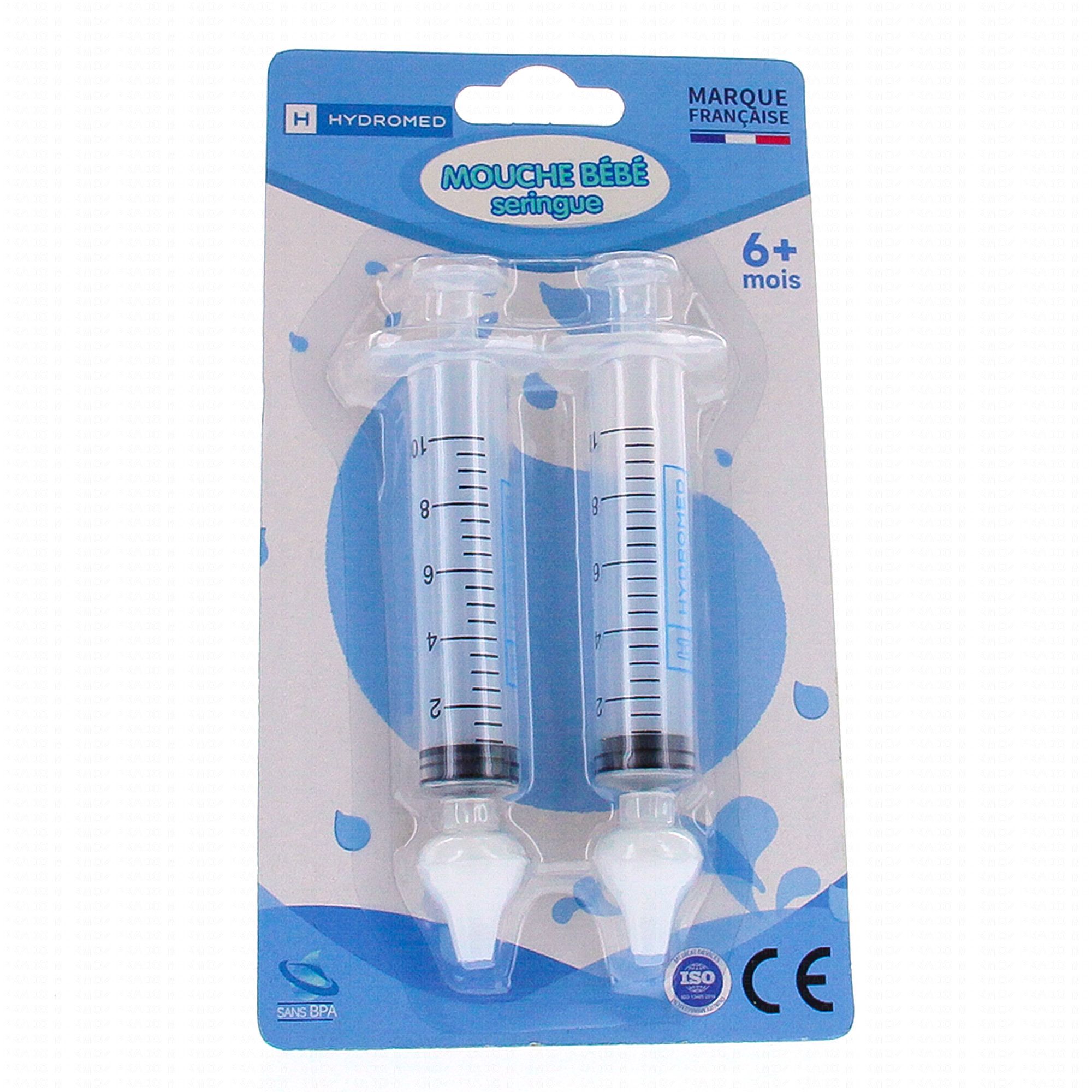 Mouche bébé seringue nasale 10ml sans BPA