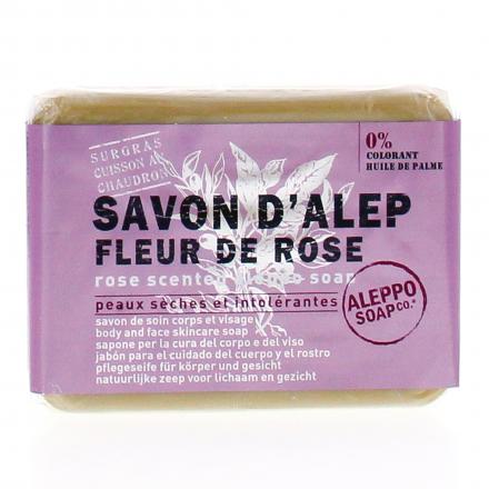 TADE AleppoSoap Savon d'Alep Fleur de Rose 100g