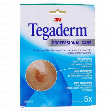Tegaderm - Pansement transparent 10cm x 12cm boite de 5 - 10cm x 12cm