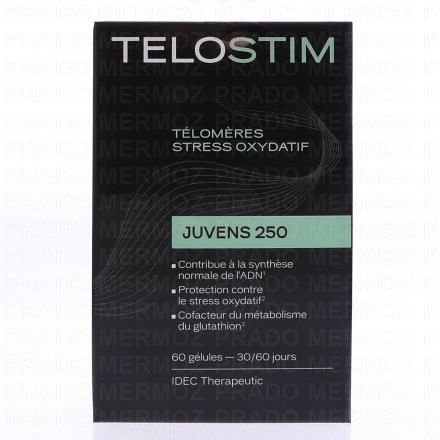 TELOSTIM Juvens 250 T&eacute;lom&egrave;res Stress Oxydatif (60 g&eacute;lules)