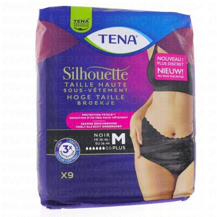 Silouette Plus Noir Taille Haute M x9