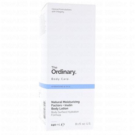 THE ORDINARY Natural Moisturizing Factors + Inulin Lotion Corporelle 240ml