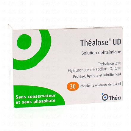 THEA PHARMA Théalosa UD solution ophtalmique x30 récipients unidoses de 0.4ml 2