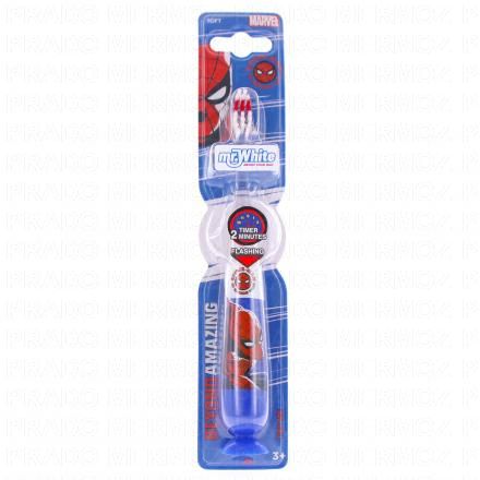 TINKOU Brosse à dent souple Spider-man Flash timer